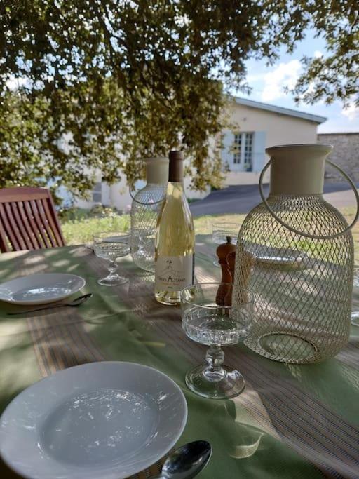 Entre Pierre Et Vigne - Charming Former Winery Farmhouse With Hot Tub & Swimming Pool Monestier  Buitenkant foto